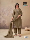 Hiba By Blue Hills Roman Silk Kurti With Bottom Dupatta Exporters In India